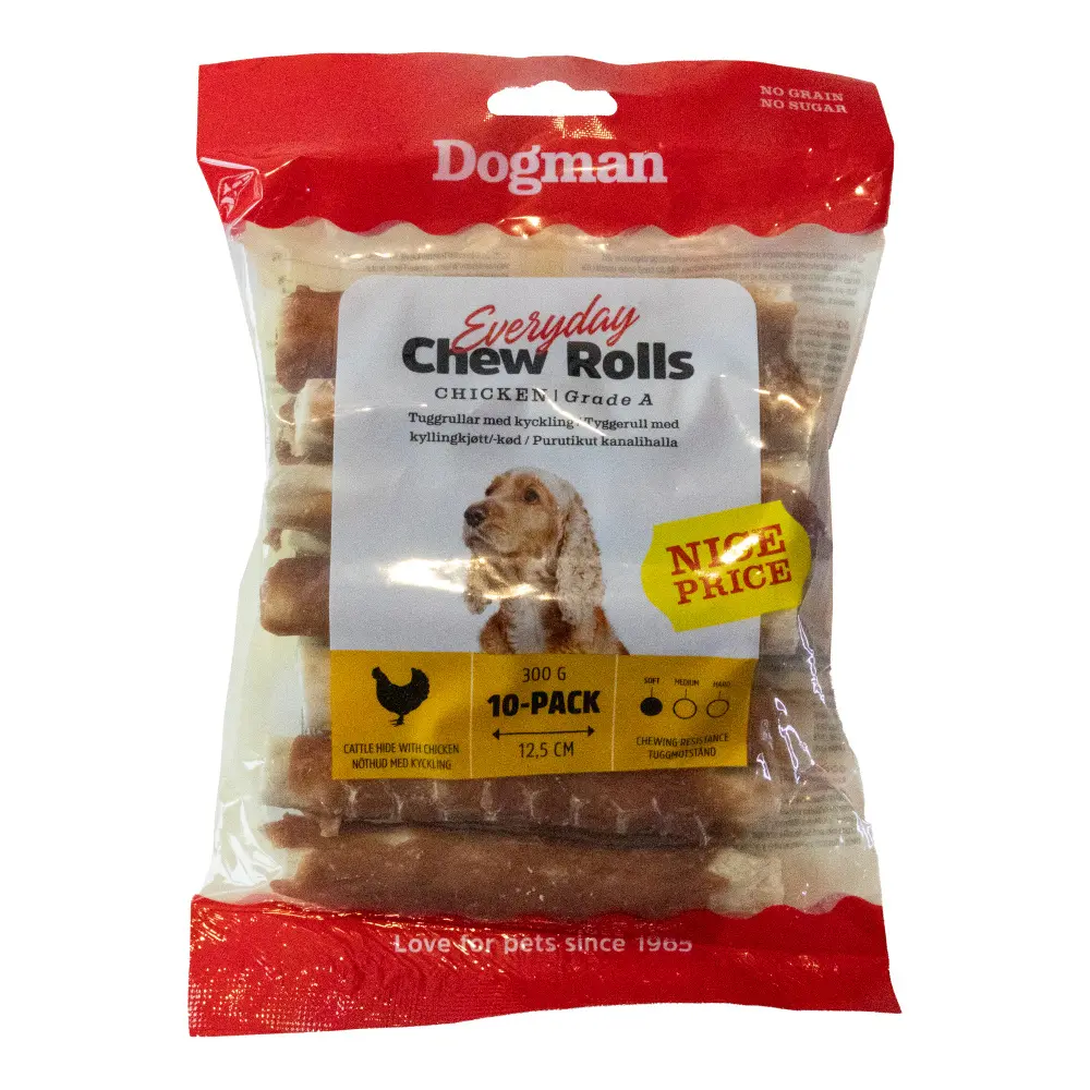 Tyggepinner Kylling 10pk - Medium