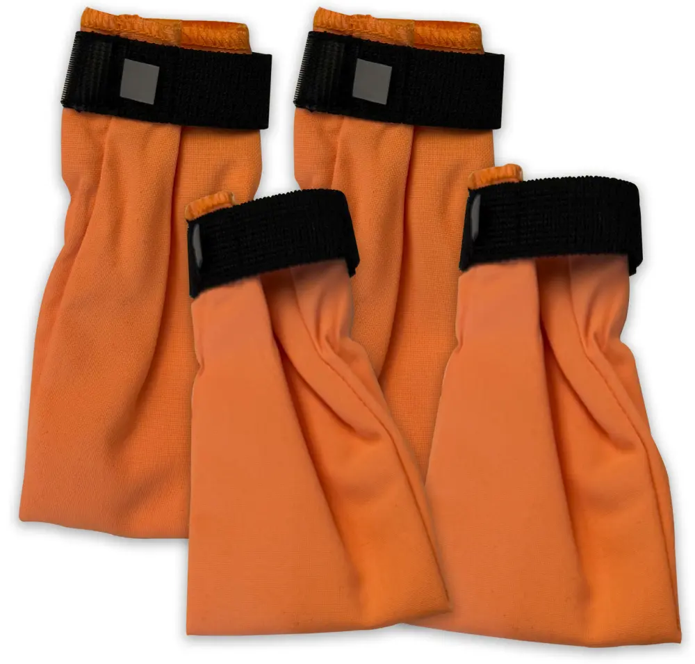 Oransje potesokker 4pk (6 størrelser)