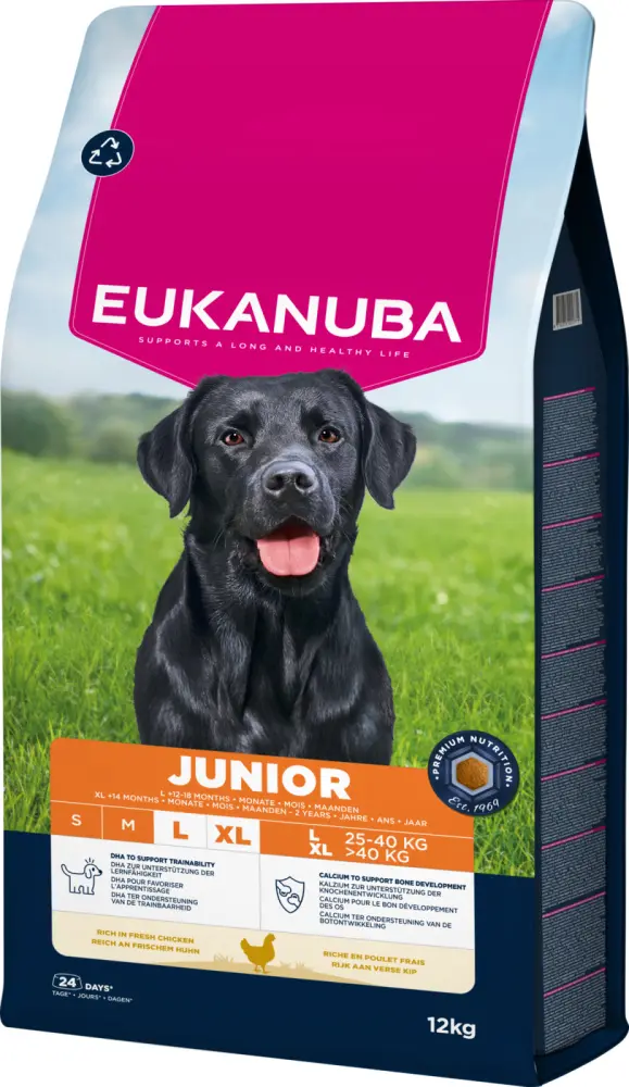 Eukanuba Junior Large Breed Kylling 12kg