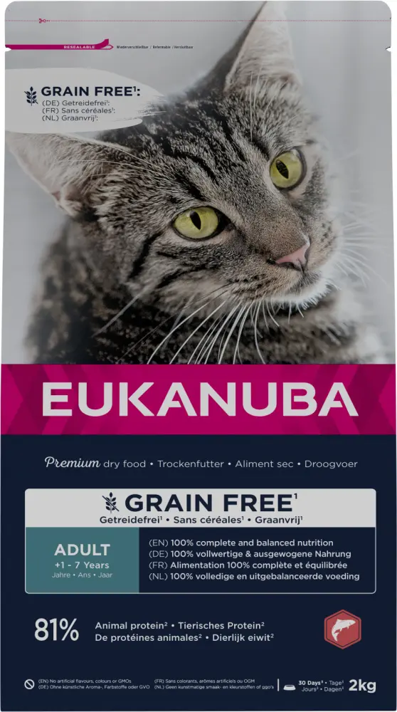 Eukanuba Cat Adult Grainfree Laks 2kg