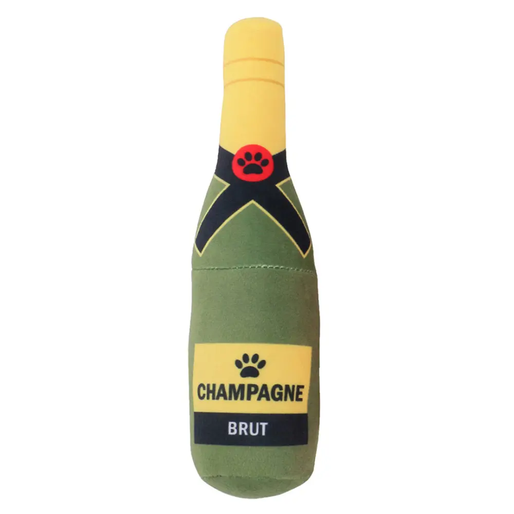 Champagne hundeleke, 27cm