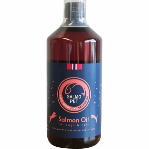 Salmopet Lakseolje til hund & katt, 1000ml
