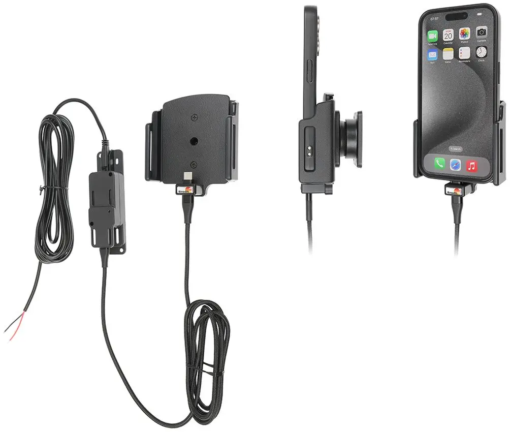 Brodit Aktiv holder for fast installasjon 727376 (iPhone 17/17 Pro/16e/16/16 Pro/15/15 Pro)