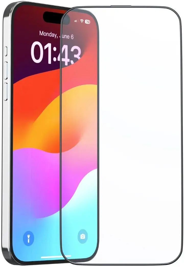 Devia Full Glass med Assist Tool (iPhone 17 Pro)
