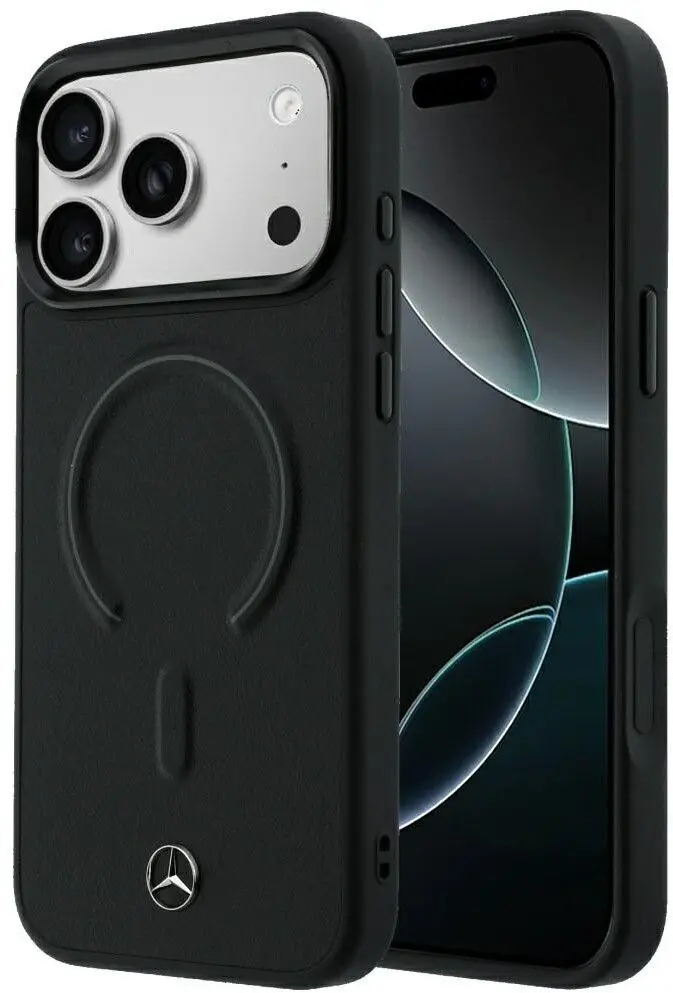 Mercedes Leather 3D MagSafe Case (iPhone 17 Pro/18 Pro)