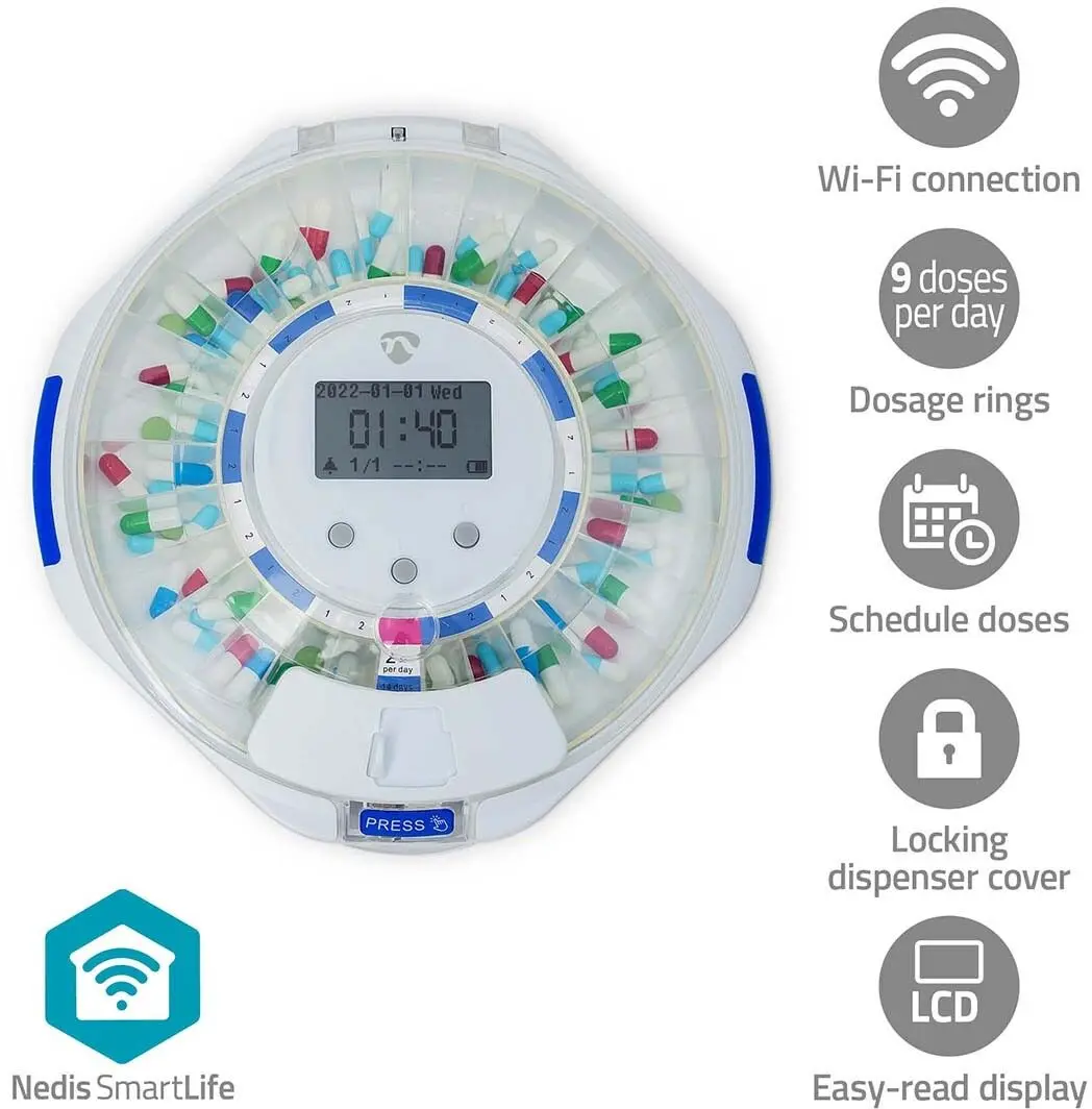 Nedis SmartLife Wi-Fi-pilledispenser