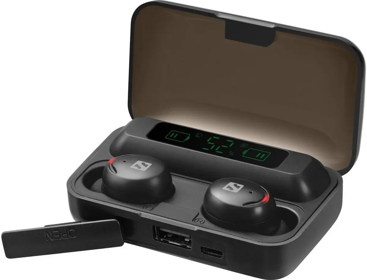 Sandberg Bluetooth-ørepropper + Powerbank