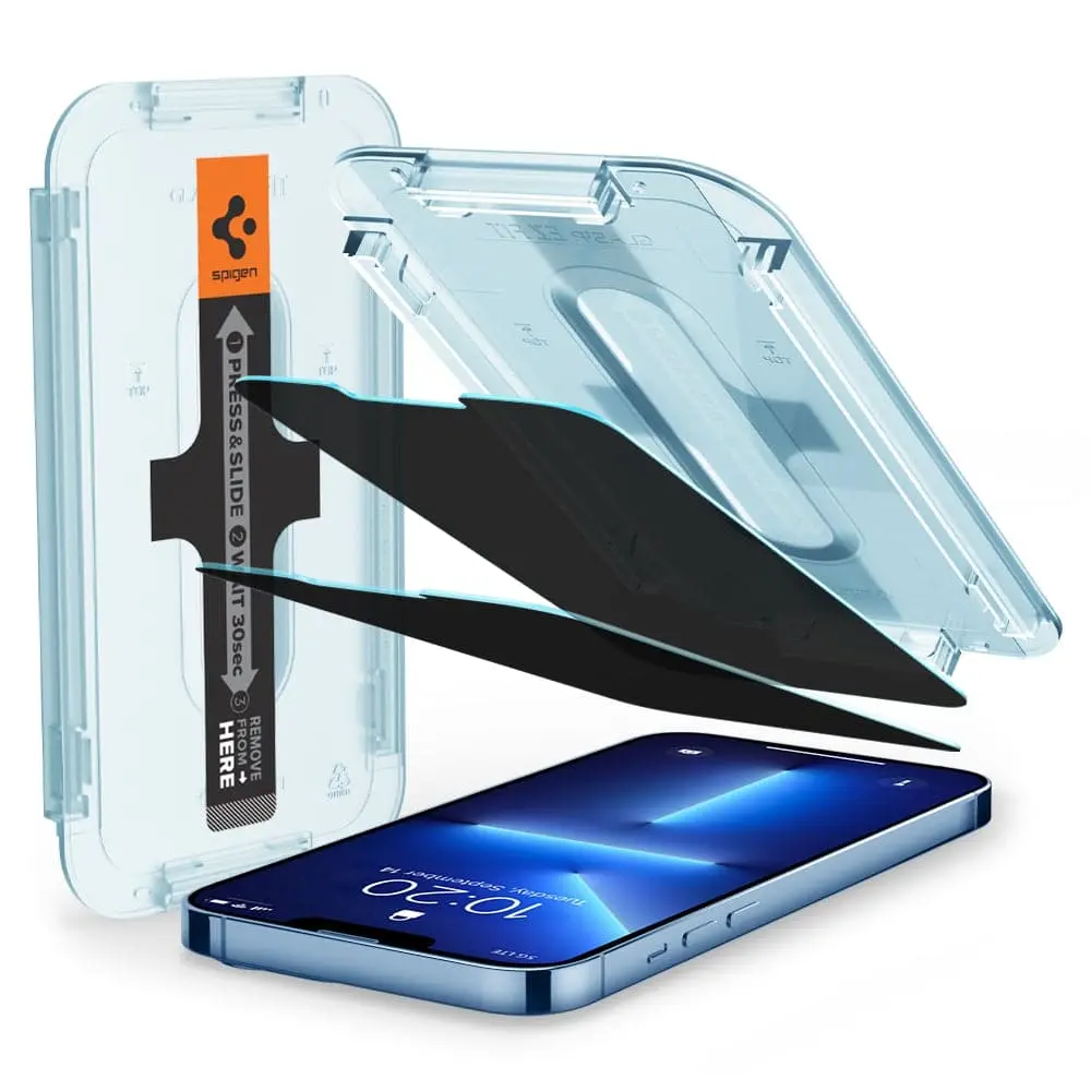 Spigen GLAS.tR Privacy Ez Fit (iPhone 17e/16e/14/13/13 Pro)