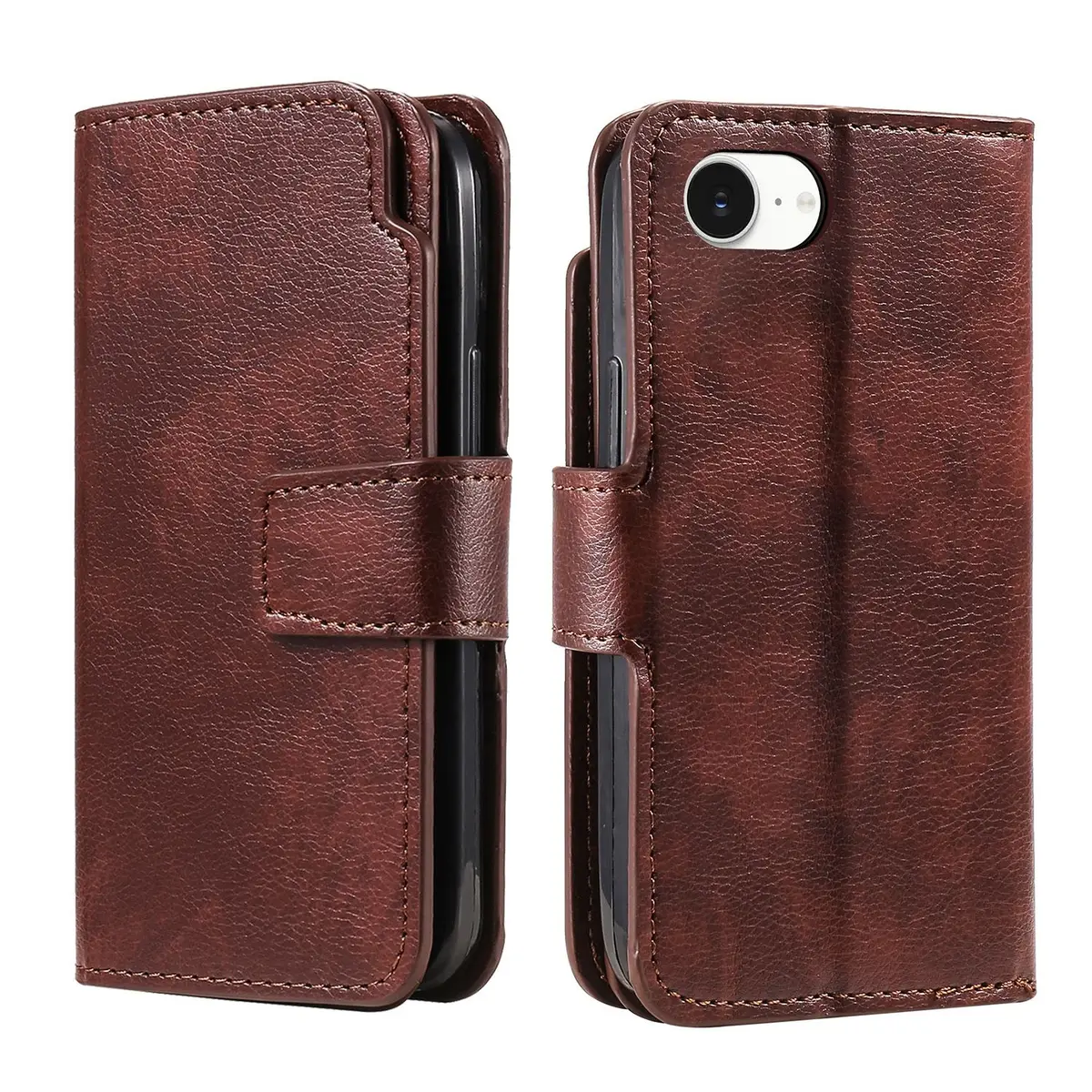 Trolsk Lommebokdeksel Skinnimitasjon for 9 Kort (iPhone 17e/16e)