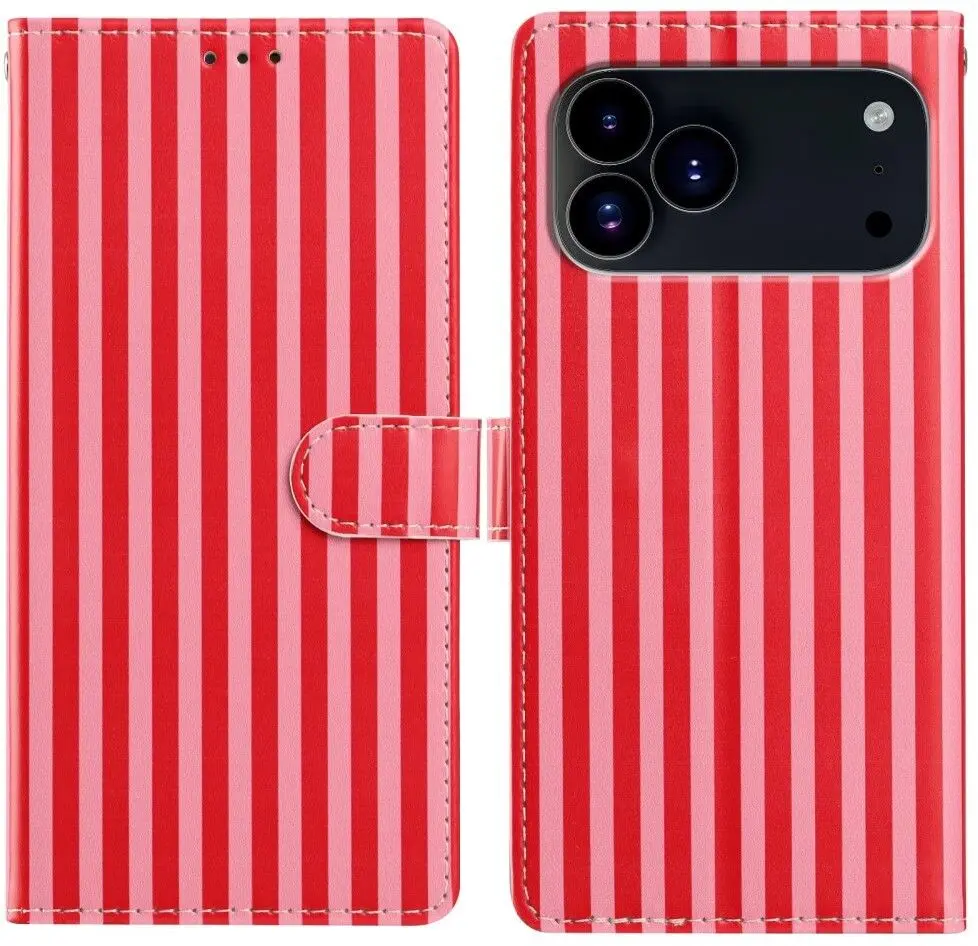 Trolsk Stripet Lommebokdeksel (iPhone 17 Pro Max/18 Pro Max)