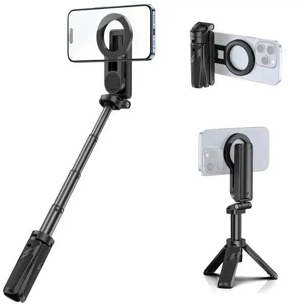 Ulanzi JJ03S 3-i-1 magnetisk telefonstativ selfiestang med fjernkontroll