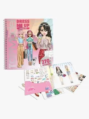 TOPModel Dress Me Up Klistremerkebok Shopping