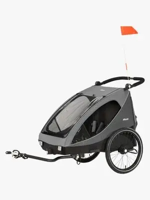 Hauck Dryk Duo Sykkelvogn, Grey