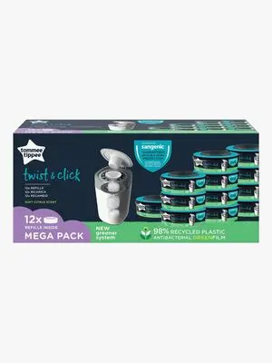Tommee Tippee Twist & Click Refill 12-Pakk
