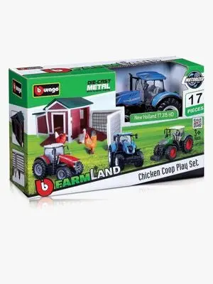 Bburago Farmland 1:43 Lekesett Hønsehus