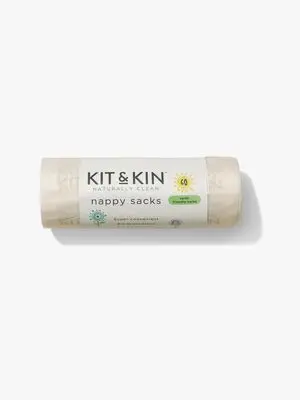 Kit & Kin Biologisk nedbrytbare Bleieposer 60-Pakk