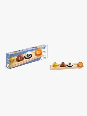 Djeco Ball'n'Co Trepuslespill Villdyr 4 Brikker