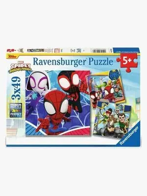 Ravensburger Marvel Spidey and His Amazing Friends Puslespill 3x49 Brikker