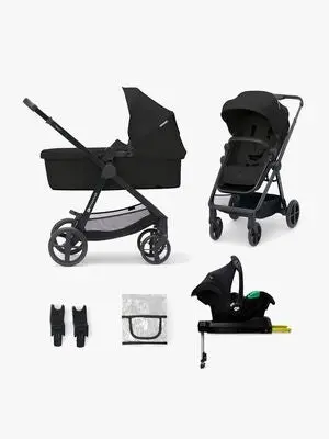 Kinderkraft NEWLY Mink Pro Kombivogn 4-in-1, Classic Black