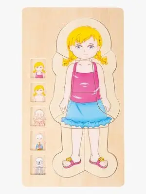 Small Foot Puslespill Anatomi, Rosa