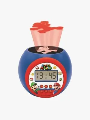 Nintendo Super Mario Projector Vekkeklokke, Blått