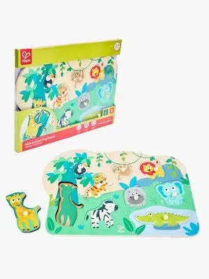 Hape Knottepuslespill Villdyr 10 Brikker