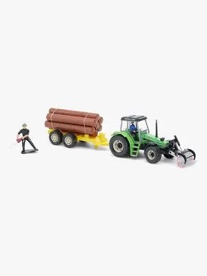 Alex's Garage Farm Truck Med Vedbærer 1:32