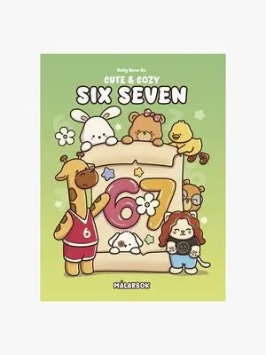 Cozy Fargeleggingsbok Six Seven
