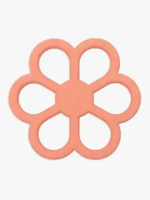Jollein Bitering Silikon, Flower Coral Rose