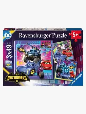 Ravensburger Batwheels Puslespill 3x49 Brikker