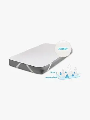 BabyMatex Hygienic Jersey Madrassbeskytter til Juniorseng 80x160 cm, Hvit