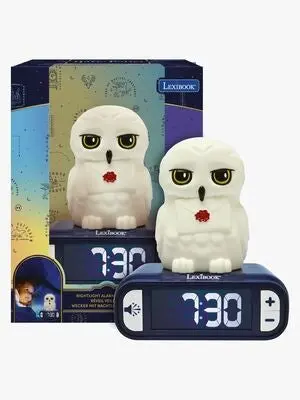 Harry Potter Hedwig Digital Vekkeklokke med Nattlampe