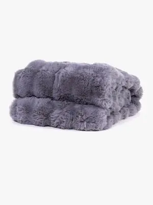 KMCarpets Bubble Pledd 150x220, Grå