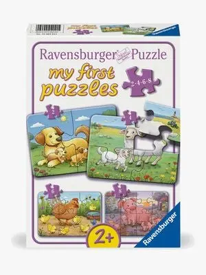 Ravensburger My First Puzzles Puslespill Bondegårdsdyr 4-in-1
