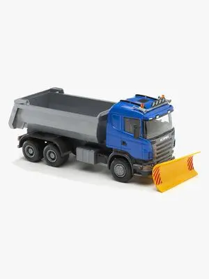 Emek Lastebil Scania Med Plog, Blå