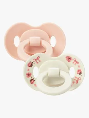 Elodie Details Binky Bundle Smokk 0-6m Silikon 2-Pakk, Petit River Rose
