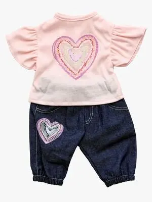 Lillan & Friends Jeans & T-skjorte 41-46 cm