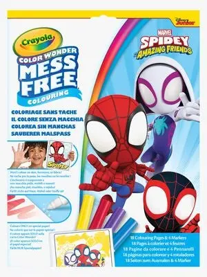 Marvel Spidey And His Amazing Friends Color Wonder Fargeleggingssett