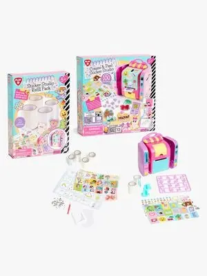 Fippla Create & Peel Sticker Studio & Klistremerkesett Refil
