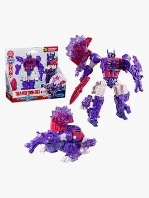 Transformers CYBERWORLD Ultimate Cyber Changers Actionfigur Shockwave Dino 16 cm