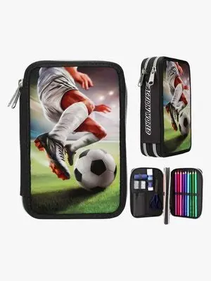 Dino World  Fylt Dobbeltpennal Fotball