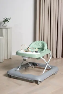 Beemoo PLAY Steps Gåstol, Green/Grey