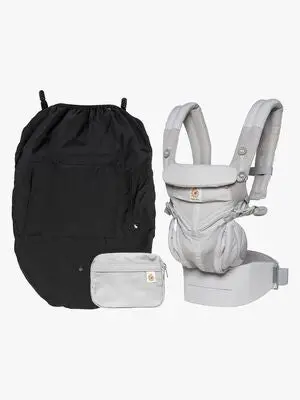 Ergobaby Omni Classic Cool Air Bæresele inkl. Regntrekk, Grå