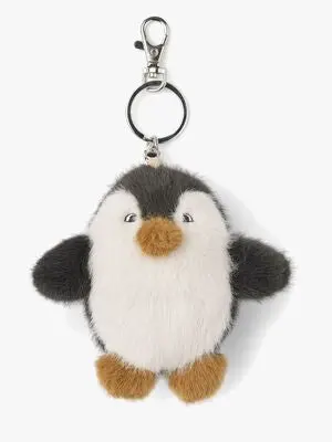 LIEWOOD Alfredo Penguin Nøkkelring, Sandy / Dark grey
