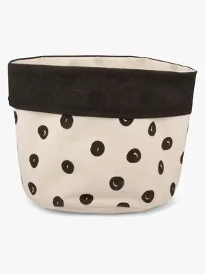 Form Living Oppbevaringskurv Prick Stor, Beige/Svart