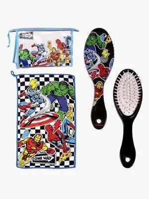 Marvel Avengers Toalettmappe med Håndkle & Hårbørste
