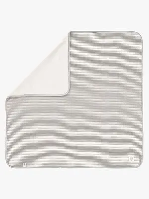 Lässig Interlock Teppe 80x80, Striped grey