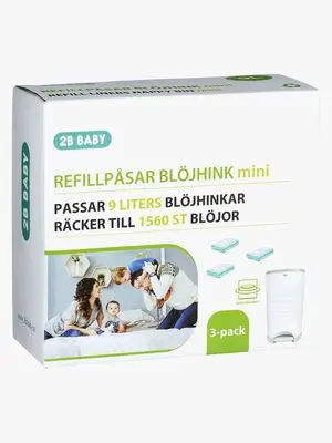 2B Baby Refillposer Mini 3-Pakk til Bleiebøtte