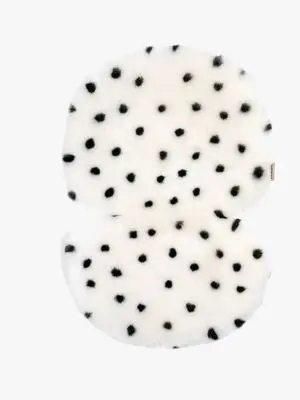 BINIBAMBA Sheepskin Sittepute Fixed Harness, Dalmation