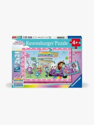 Ravensburger Gabby's Dollhouse Puslespill 2x24 Brikker